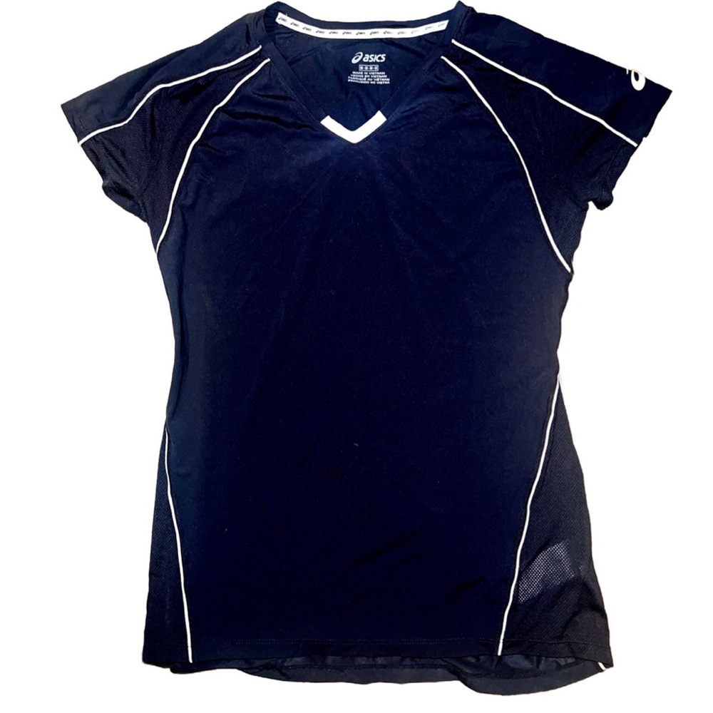 NWOT - Oasics Black Breathable Running Top